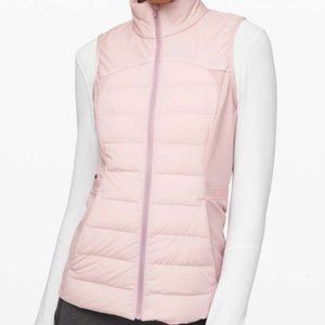 Lululmon Down for it All Vest (pink) - Size 12